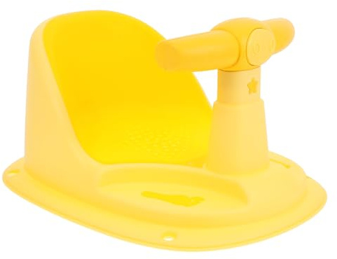 HYTROVE Badewannensitz mit Rutschfester Basis und Stabilem Design Kindgerechter Badesitz für Neugeborene und Kleinkinder Sicherer Badestuhl für Vielseitige Badeanwendungen Gelb mit