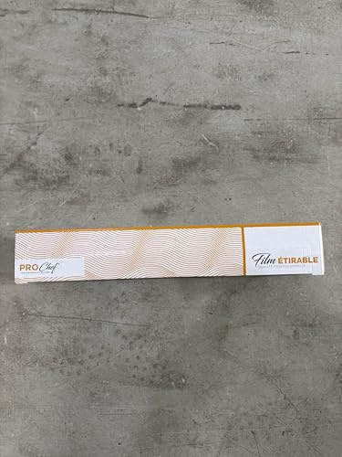LOT DE 2 ROULEAUX - Film alimentaire étirable PRO - ZIP cut - conditionnement aliments, protection fraicheur, cuisson micro-ondes et congélateur 45 cm x 300m