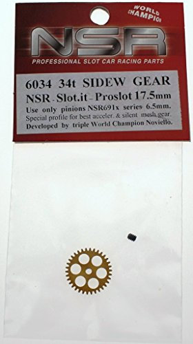 NSR Zubehör 806034 34t Sidew Gear NSR-Slot.it-Proslot 17.5mm