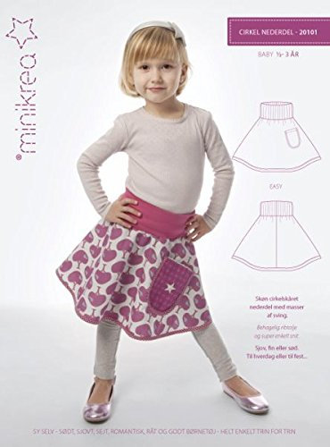 MINIKREA Mädchen Schnittmuster Rock Skirt 0,5-3 Jahre - Größe: OneSize