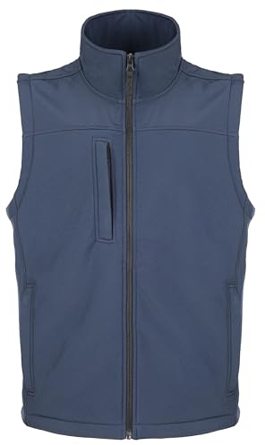 Fort Men's 282 Breckland Softshell Bodywarmer, Navy, L UK