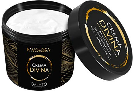 BALATO Crema per capelli crespi, secchi, trattati chimicamente, extension, capelli grossi e ribelli. Prodotto BALATO Crema Divina