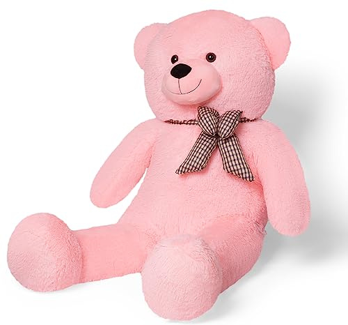YunNasi Teddybär 120cm XXL Riesen Teddy Stofftier Geschenke für Freundin (120cm, Rosa) | Geschenke für Freundin
