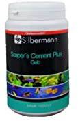 Silbermann Scaper's Cement Plus, Aquarien Zement, Aquarien Mörtel, Größen (1200 g, sandgelb)