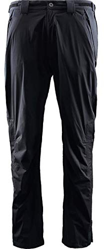 ABACUS 100% Waterproof Windproof Sealed Seams Men Pitch 37.5 Golf Rain Trousers (US, Alpha, Large, Regular, Regular, Black)