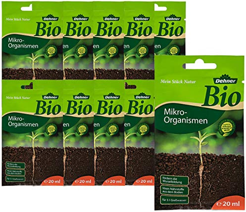 Dehner Bio Mikroorganismen, flüssig, 10 x 20 ml (200 ml), für je ca. 5 l, 6802839, mehr farbig