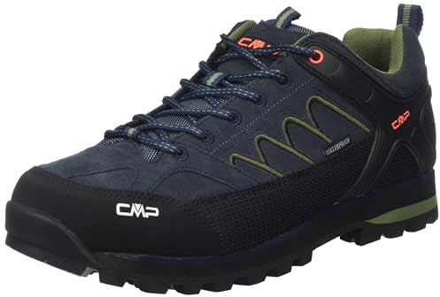 CMP Moon Low Trekking Shoes WP, Scarpe da Trekking Uomo, B.Blue-Torba, 42 EU