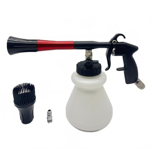 Autoinnenpflege Druckluftpistole Auto Reinigungspistole Auto Leder und Polster Reiniger Autowaschanlage Spritzpistole C20 Professionelles Werkzeug