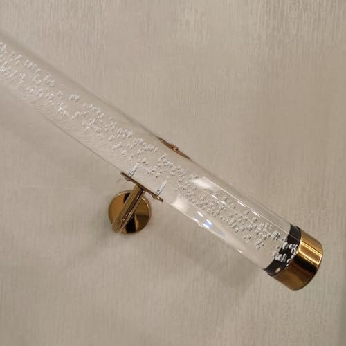 Handlauf Handläufe Geländer Treppen Moderner Treppen Wandhandlauf Für Den Flur 6m 5m 4m 3,6m 3m 2m 1m Lang, Transparente Handlauf-Sets Für Treppen Im Innen- Und Außenbereich Mit 50mm Endkappe ( Color