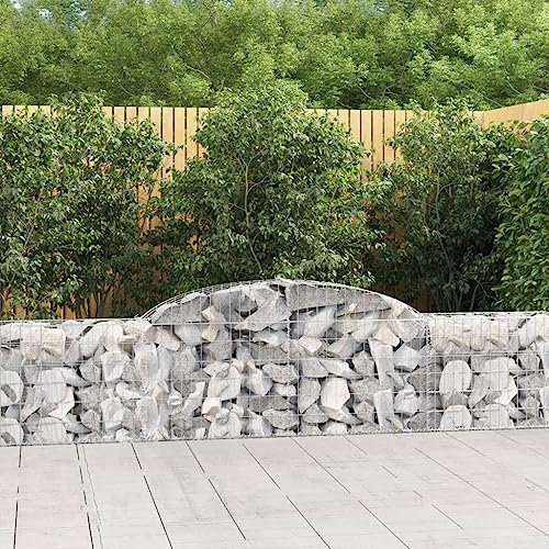 Hochbeet Schmal,Blumenkasten Balkon gabionen Mit Hochbogen 17 STK. 300x30x60/80 cm Verzinktes Eisengeeignet Für Garten, Eingang, Wohnzimmer, Korridor, Büro, Balkon, Außenbereich