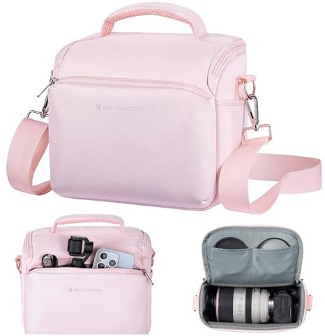 K&F Concept Camera Sling Bag Small Crossbody Camera Case DSLR/Mirrorless Compact Shoulder Photography Bags for Photographers