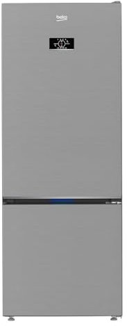 Beko 475 Litre 50/50 Freestanding Fridge Freezer - Stainless Steel