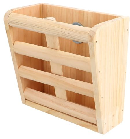 BESPORTBLE 2stücke Hamster Futterstation Aus Holz Robuster Gras Rack Für Kleintiere Für Hamster Kaninchen Und Meerschweinchen Einfache Installation Langlebiges Material