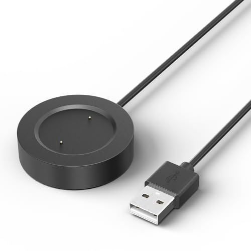 Mugust Cargador para Xiaomi Mi Watch/Xiaomi Watch S1 Active/Xiaomi Mi Watch Color Sport/Color 2,Cable de Carga USB Repuesto para Reloj Inteligente Accesorios(100cm)