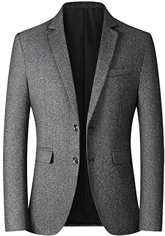 Mens Blazer Vintage 2 Buttons Tuxedo Blazer Jacket Formal Business Dress Suit Jacket V Neck Sports Coat Slim Fit Wedding Prom Stretch Suit With Pocket Shawl Lapel Suit Jackets For Men Classic Blazers