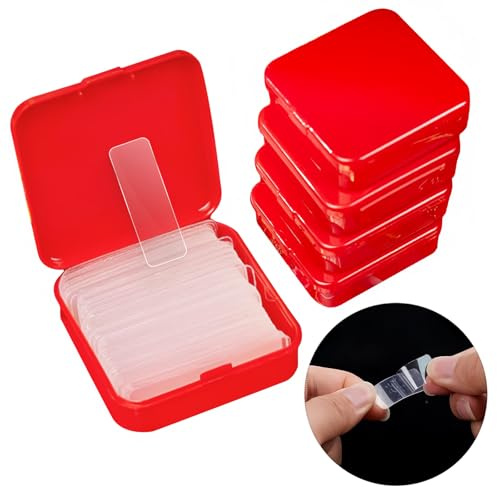 JAONLD Scotch Double Face 5 Boîtes de 300 Pièces Double Face Transparent Nano Tape Amovible Adhesif Double Face Extra Fort Pour Fixer des Tableaux, des Affiches, des Tapis, des Photographies