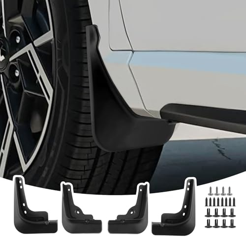LANGBEAN (4 Pezzi) Paraspruzzi per Hyundai Tucson Hybrid/PHEV 2021-2024 | Parafanghi Anteriori e Posteriori, Parafango con Viti di Montaggio, ABS, Non Necessita di Forare, Accessori Antischizzo