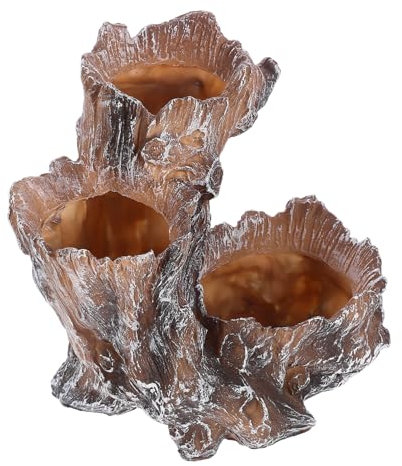 Sosoport Resin Simulation Baumwurzel Blumentopf Dekorativer Pflanzbehälter Für Sukkulenten Und Bonsai Einzigartige Tischdeko Für Zuhause Und Büro