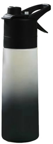 Genérico Bottiglia Di Bevanda Di Nebbia, Bottiglia Di Acqua Sportiva 650 Ml Con Nebbia Spray | Bottiglia Di Acqua Riutilizzabile Per L'allenamento In Ciclismo In Palestra Sport All'aperto