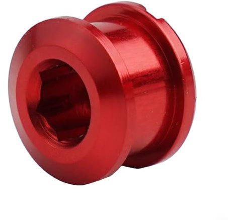 Set di bulloni per corona progettato specificamente per le esigenze delle biciclette da strada e da montagna (chiodo a disco singolo rosso)