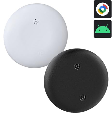Android Air Tracker Tag 2 Pack, Item Finder Compatible with Google Find Hub | Smart Tag Android Tracker for Keys, Luggage, Suitcase, Purses
