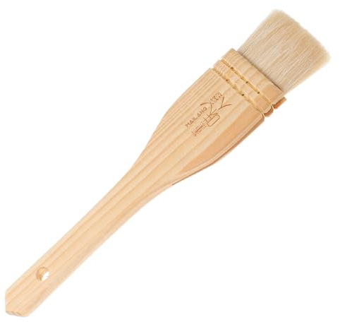 TOYANDONA Brocha de Cocina de Madera para Repostería y Barbacoa Pincel de Cerdas Suaves para Untar Aceite Salsa y Huevo Horneado y Parrilla Utensilio Práctico para Pastelería y Asados