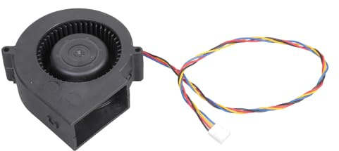 Ventilador de refrigeración de 4 cables, 12 V, 48 CFM, refrigeración industrial para electrónica y parrilla de carbón, soplador de alambre de arranque