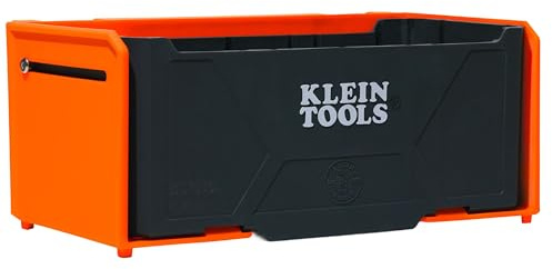KLEIN TOOLS BC703SL Sliding Drawer Module, Rail System Attachment, 15-Pound Load Rating, High-Impact Plastic, Weather-Resistant with Customizable Removable Inserts for Man Lifts and Scissor Lifts