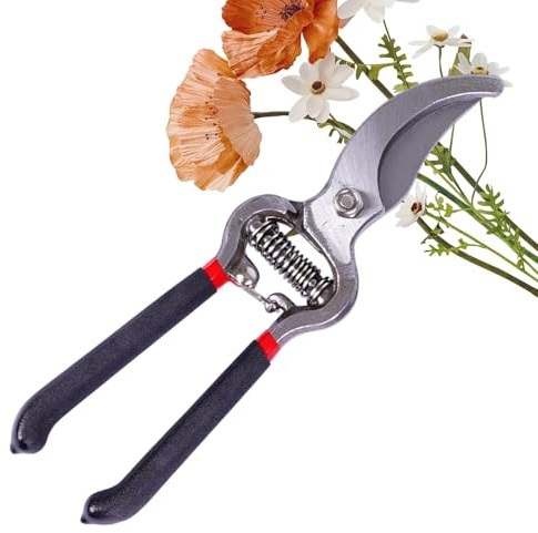 Tijeras para el Corte de Flores,Tijeras Manuales Para El Recorte De Flores - Cizallas de Jardinería - para Uso en Exterior Jardín Parque Invernadero Patio Trasero Patio Interior Sendero y Arbustos