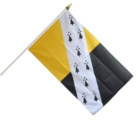 Flaggenfritze Bandiera del Regno Unito Norfolk 30 x 45 cm – maneggevole per oscillare, decorare e mostrare bandiera