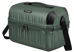 travelite Beautycase DYNAMIIC, Kosmetikkoffer Hartschale, 38 cm, 20 Liter | Kulturtasche für Damen & Herren mit Aufsteckfunktion & Organizer, viel Stauraum, Schminkkoffer, Make-up Koffer, Kantenschutz