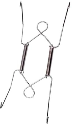 AXVOLA Federhaken Unsichtbares Tellerständer-Set – wandmontierbarer Halter for die Inneneinrichtung(4Pcs)