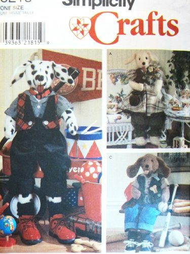 Simplicity Crafts Schnittmuster 8215 ~ Stoffhund und Kleidung