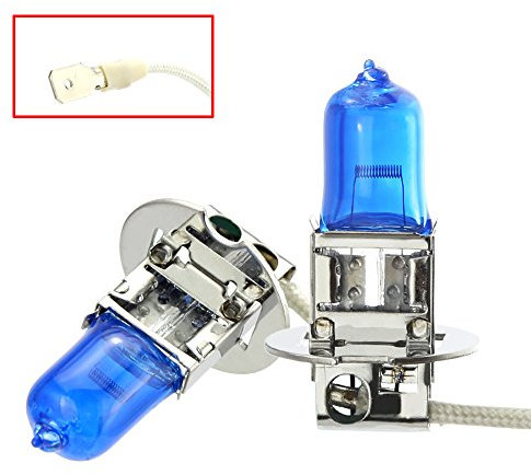 Krtopo 2 x H3 100W Scheinwerfer Halogen Bulbs Super Feux Weiß Für Nebel lampe Xenon Bulbs