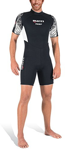 Mares Herren Wetsuit Shorty Reef 2.5, Black, S6, 412384