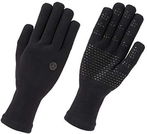 AGU Unisex-Adult Nero Guanti Merino in Silicone, L