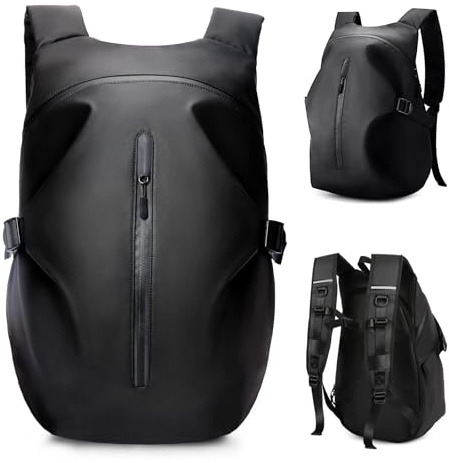 HYC00 Zaini moto per uomo Zaino per casco impermeabile, Accessori moto, Borse per laptop, Zaini da viaggio, Borse scuola per studenti