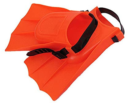 Trainingsschwimmflossen Tragbares Trainingsgerät Anfänger Tauchflossen Schwimmflossen Schnorcheln Fußflossen Tauchzubehör ( Color : Orange )