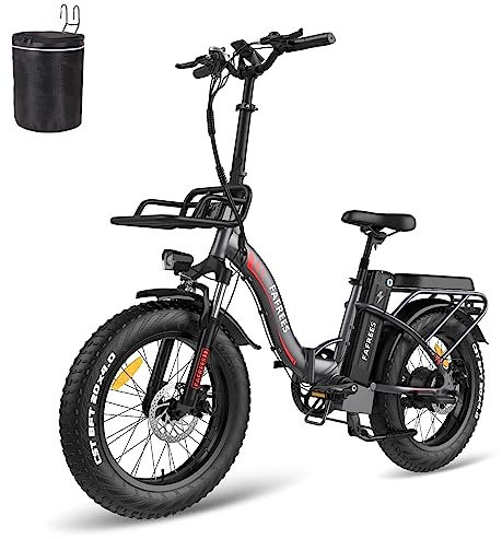 Fafrees F20 MAX E-Bike Klapprad 20 Zoll bis 150 kg Elektrofahrräder Damen, Fatbike Ebike Mountainbike Herren 48V 30AH Batterie, Elektro Klapprad 54 N.m, Elektrische Fahrrad Erwachsene