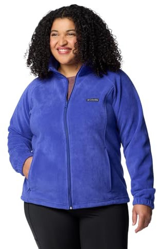 Columbia Women's Benton Springs Full Zip, Clematis Blue 2024, 1X