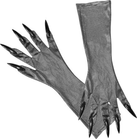 GLSTOY 1paar Halloween Fingernägel Handschuhe Mit Katzenkrallen-design Für Cosplay Und Horror-partys Wiederverwendbar Und Leicht Für Kostüme Von Und Zombies
