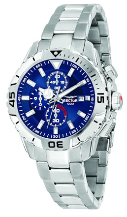 Sector No Limits Orologio Uomo, Cronografo, Analogico, 43 mm, Regalo Uomo, Collezione LEGEND - R3273735001