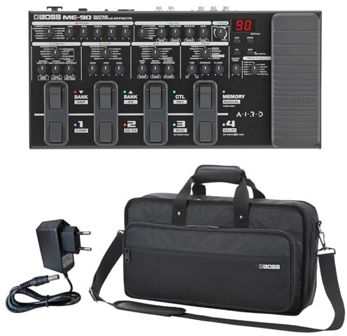 Boss ME-90 Multi-Effektgerät mit Boss Tasche und keepdrum Netzteil