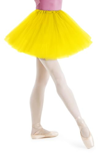 AYBUY Jupe Tutu pour Femme,3 Couches Jupe en Tulle Rétro Années 80 Fête Halloween Carnaval Costume,Tutu Rétro Accessoire Fluo Danse Habiller Soirée Jupette Danse Classique Princess