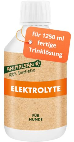 Elektrolyte für Hunde bei Flüssigkeitsverlust & Belastung, 250 ml | Diät-Ergänzungsfuttermittel – Konzentrat zur täglichen Unterstützung des Flüssigkeits- und Elektrolythaushalts deines Hundes