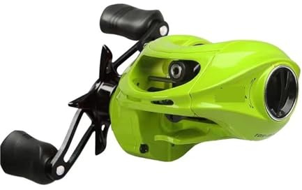 Carrete De Pesca Ultraligero AGB/AGL, Mano Izquierda Derecha, Punta Alta 6,5: 1 5 + 1BB, Fundición For Carpa, Agua Salada Resistente Y Ligero(Green,Right Hand)