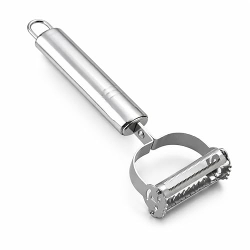 Stainless Steel Julienne Vegetable Peeler 3-in-1 Function for Fruits and Vegetables, Potato Peeler for Kitchen