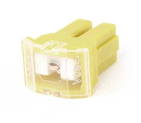 sourcingmap 60A 60AMP Yellow Plastic Shell Female Pacific Type Fuse for Vehicle