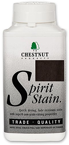 CHESTNUT PRODUCTS SSBLA1 Wood Spirit Stain Black, 1 Litre