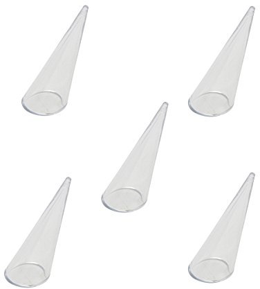 Evilandat Ringkegel Ringhalter Ringständer Schmuckständer 5PCS Transparent